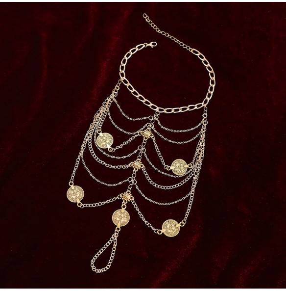 FEE ET MOI - Fringe Metal Anklet (Multi-color Available)